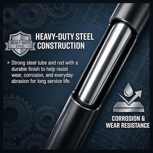 Miniatura 3 de Cantidad (2) puntales de elevación de capó delantero QiMox compatibles con Ford F-150  Lincoln Mark LT 2004 2005 2006 2007 2008  Lincoln Mark LT