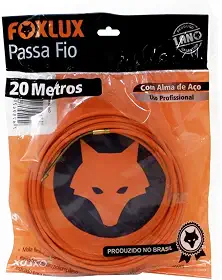 Foxlux Passa Fio Com Alma De Aço 20 Metros
