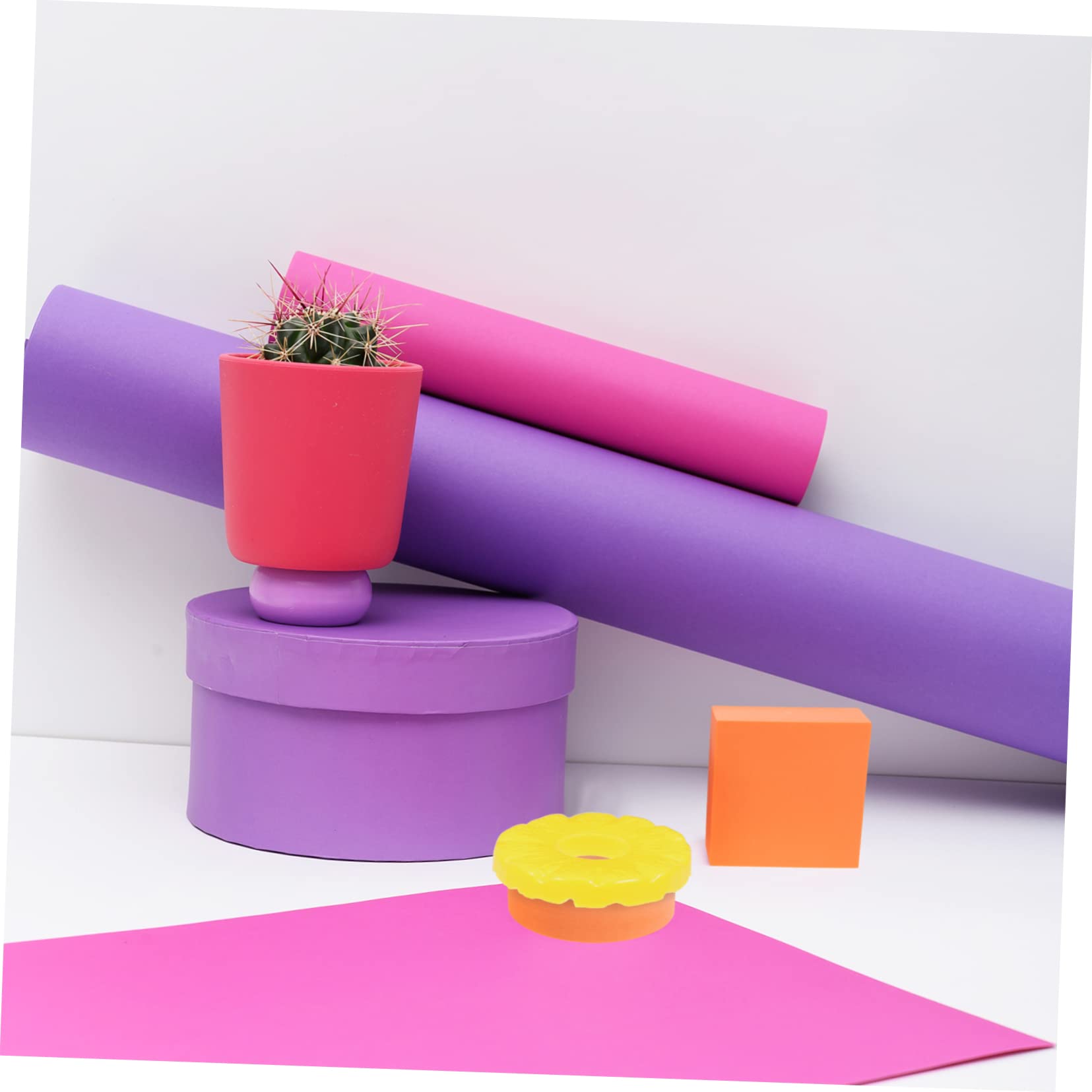 GARVALON 24piezas Rodajas De Piña Artificiales De Plástico Decoración De Frutas Falsas para Fotografía Accesorios De Fiesta y Hogar