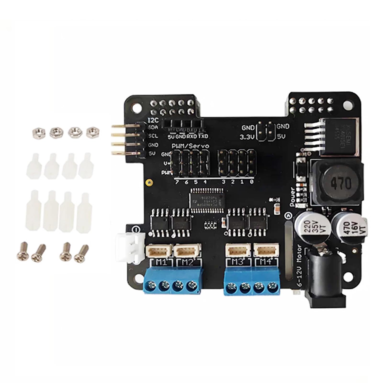 Scheda espansione Driver Passo-Passo con modulo robotica I2C