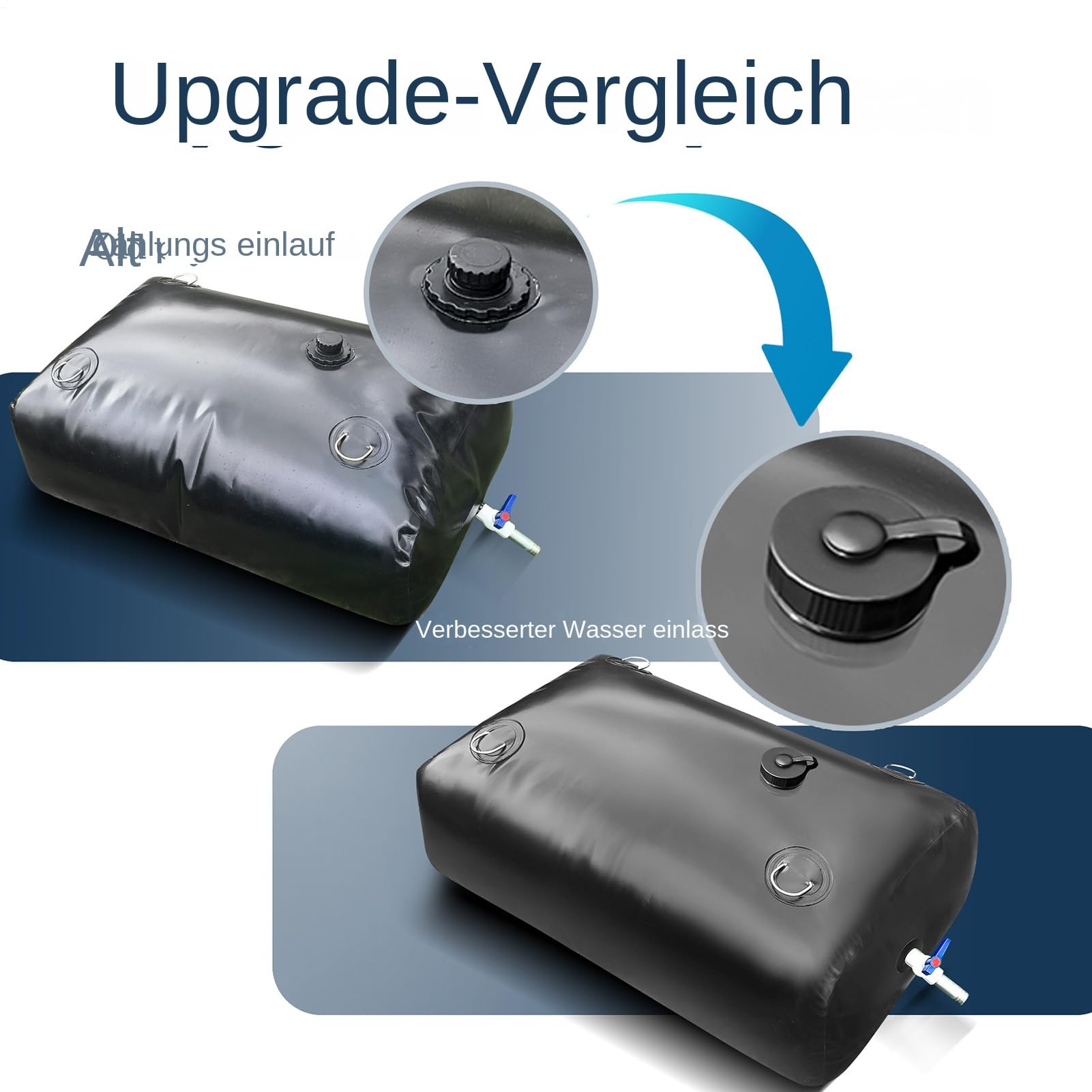 Poche à eau 110L Portable et Pliable