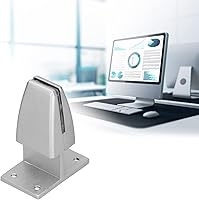 Vista 5 de Clip de soporte de división de escritorio, 4 piezas de aleación de aluminio en forma de T clip de soporte de pantalla de escritorio, adecuado