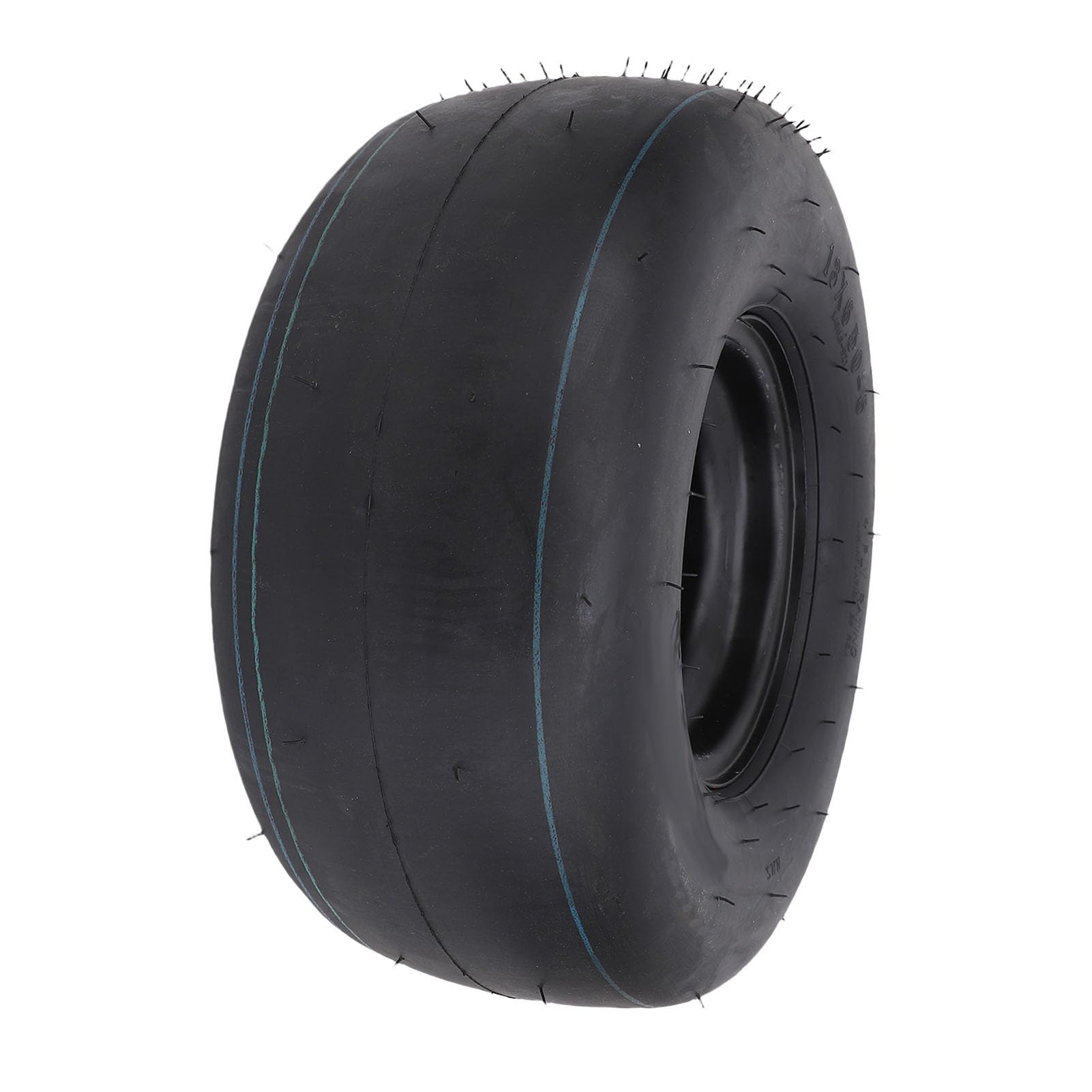 Tbest Rueda de Neumático 13x6 50 6 a Prueba de Pinchazos sin Cámara con Llanta Resistente para Todo Terreno para Tractor de Jardín Cortacésped ATV UTV Quad Go Kart Cart Negro