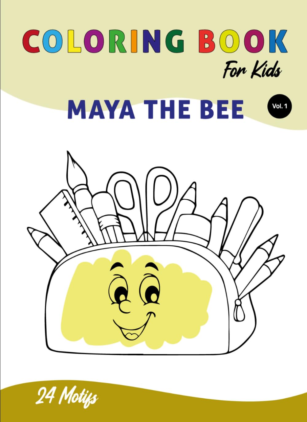 Coloring Book for Kids: Maya The Bee