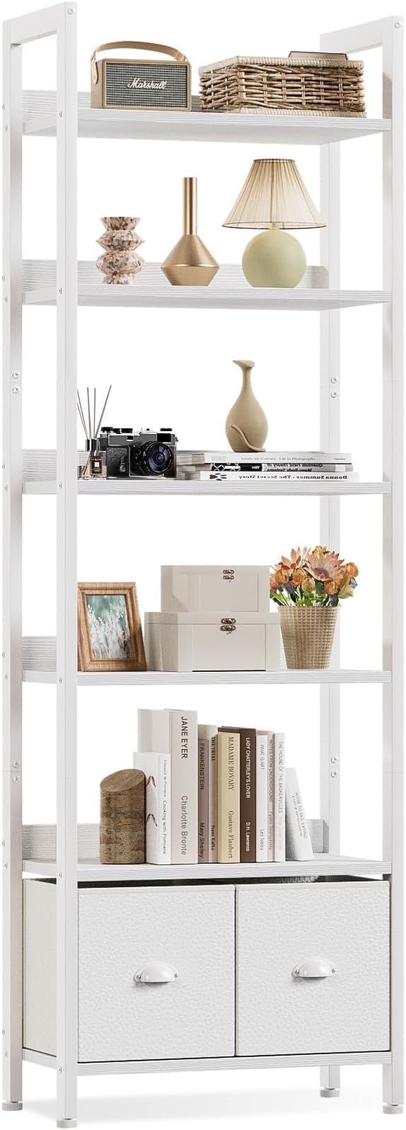 Narrow Shelf With Drawers