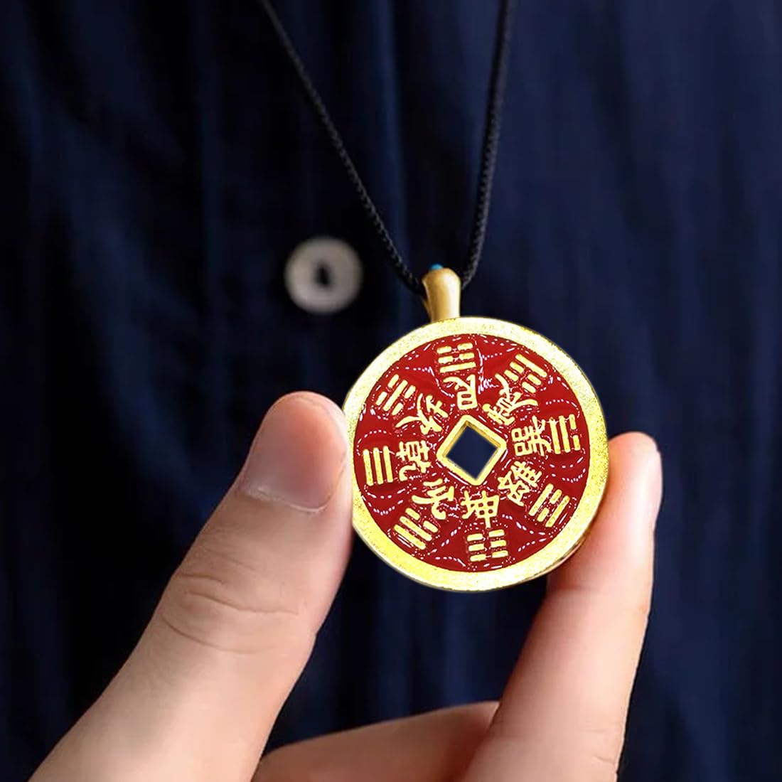Monete di Rame d'Epoca Charm Feng Shui Ricchezza Fortunate Cinese Ornamenti Successo Commemorative in Ottone Cina 6 PCS