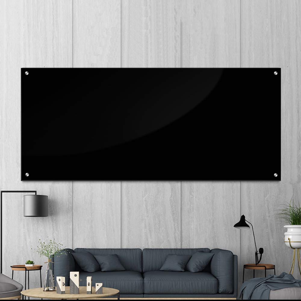 PUCHIKA Tablica magnetyczna, biała i czarna, magnetyczna, stabilna tablica, zmywalna na sucho, 600 x 900 x 4 mm