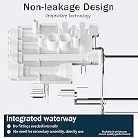 Vista 6 de Sistema de filtración de agua RO, flujo rápido de 800 GPD, sin tanque, reduce TDS, 2:1 puro para drenar filtros RO de larga vida útil utilizada