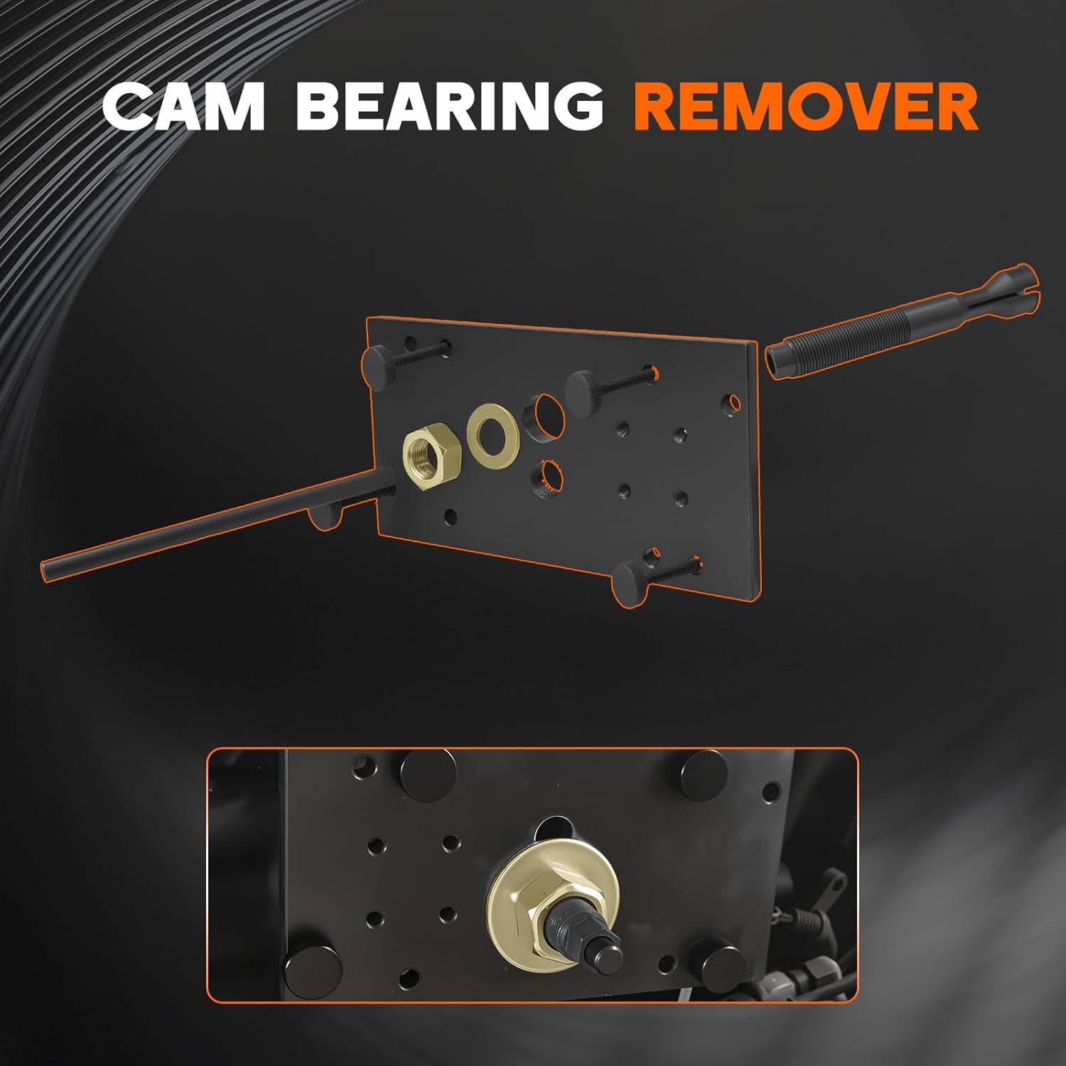 For Harley Davidson M8 Cam Bearing Tool,Inner Camshaft Bearing Puller and Installer for Milwaukee Eight Engine 2017-2025