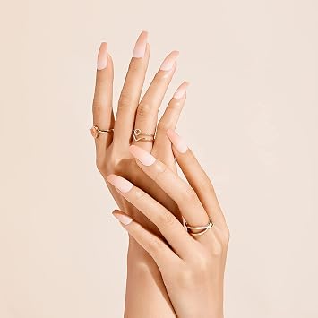Gold Finger Gel Glam Design Nail GD19