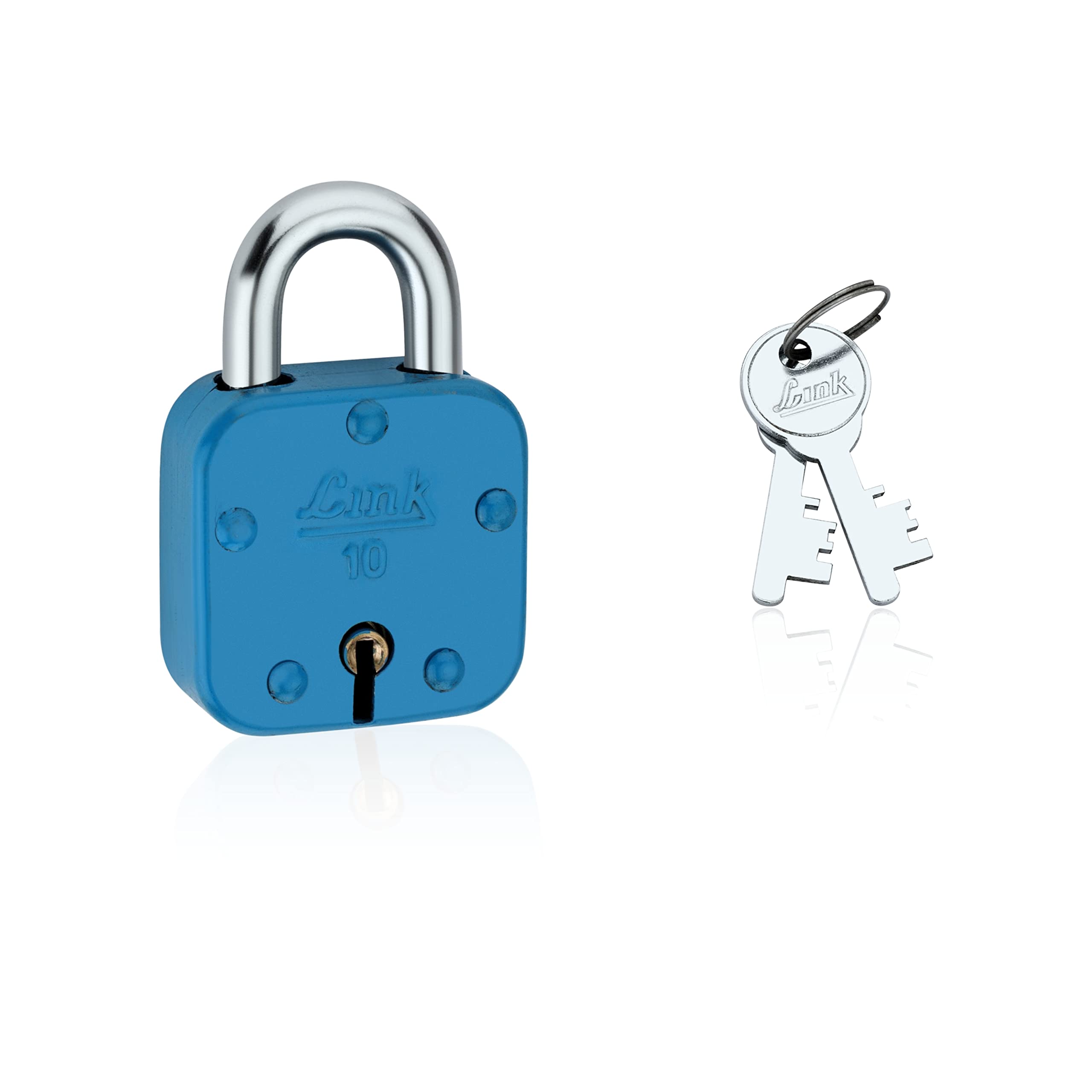 See full amazon price history chart for Link® 42mm Colored Padlock No.10 | Steel Body | Brass Lever | 2 Silver Keys | 1 Padlock | Made in India Link® 42mm Colored Padlock No.10 | Steel Body | Brass Lever | 2 Silver Keys | 1 Padlock | Made in India (B0BTYXHXZT) Amazon Price History, Amazon Price Tracker