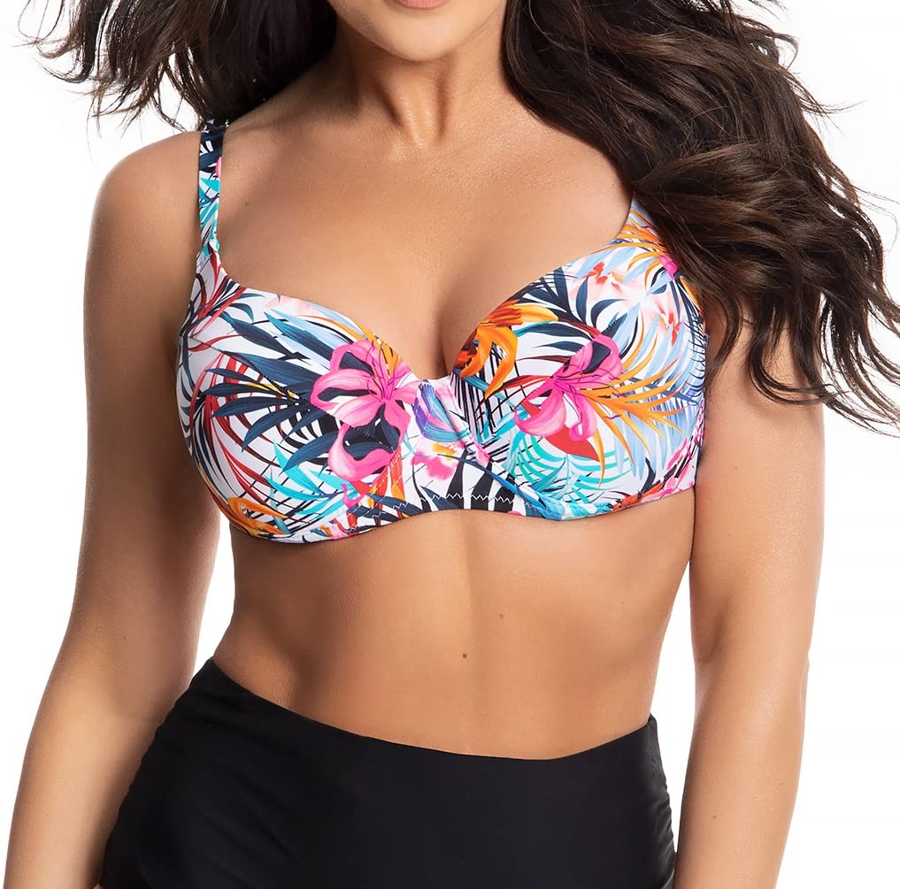 Selente My Secret - Traje de baño atractivo (bikini/bañador) en tallas grandes (copa C a copa H) con corte favorecedor