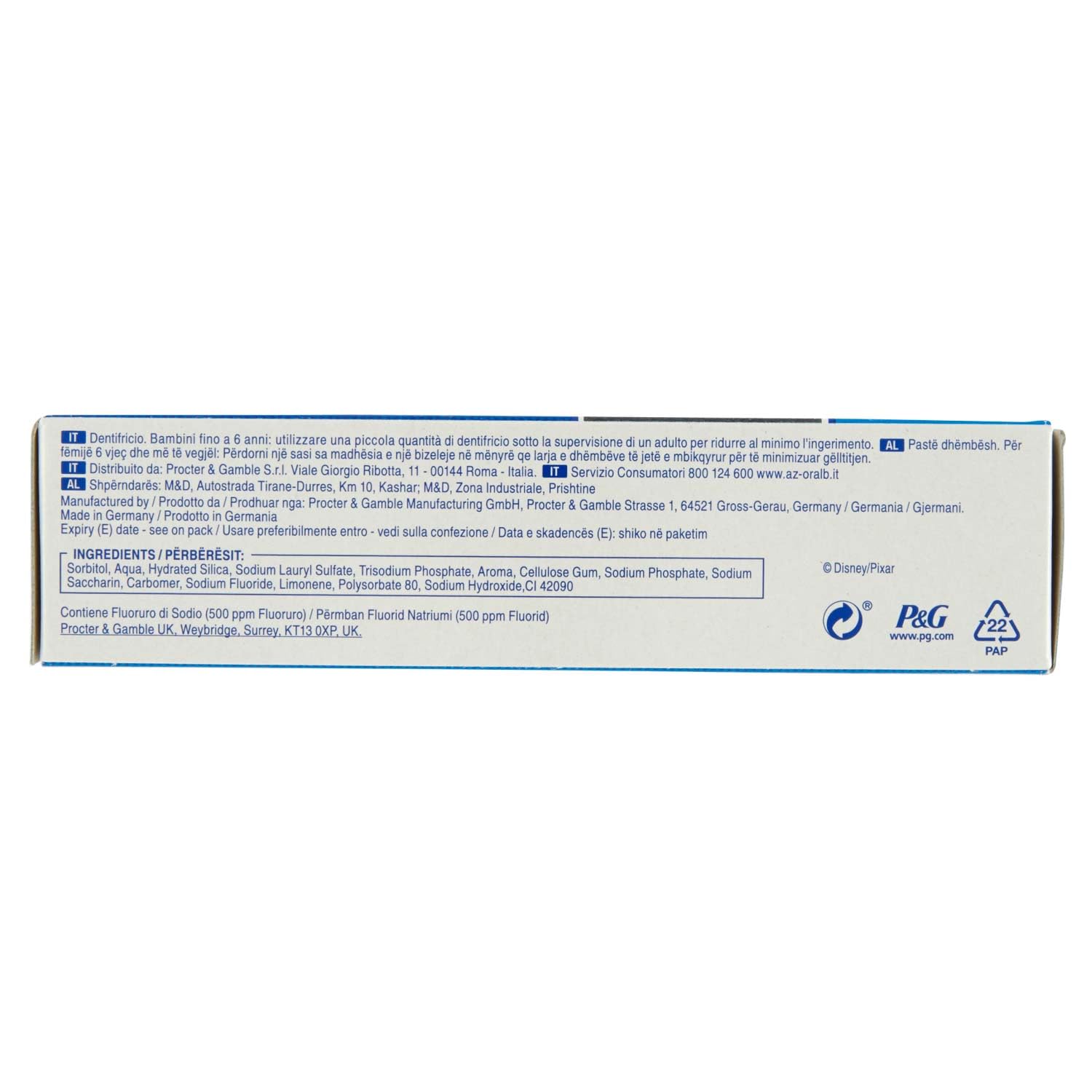 Oral-B Dentifricio per Bambini con Personaggi, 75ml, modelli assortiti, 1 pezzo