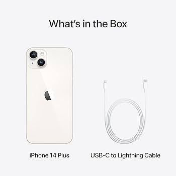 Apple iPhone 14 Plus (256 GB) - Starlight : Amazon.in: Electronics