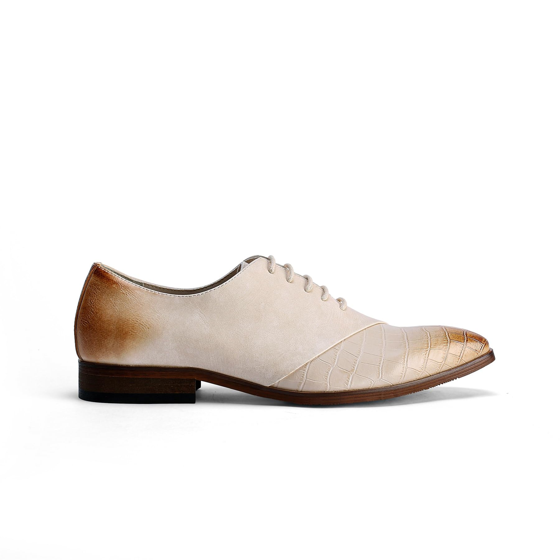 Allthemen Chaussure Homme Ville Pointues Business Derby à Lacets Costume Oxford Respirant Mariage
