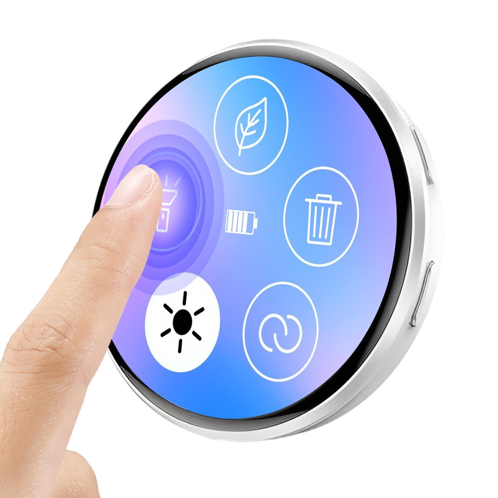 E badge pin connecté 4.3cm avec écran HD pour sac professionnel et badge