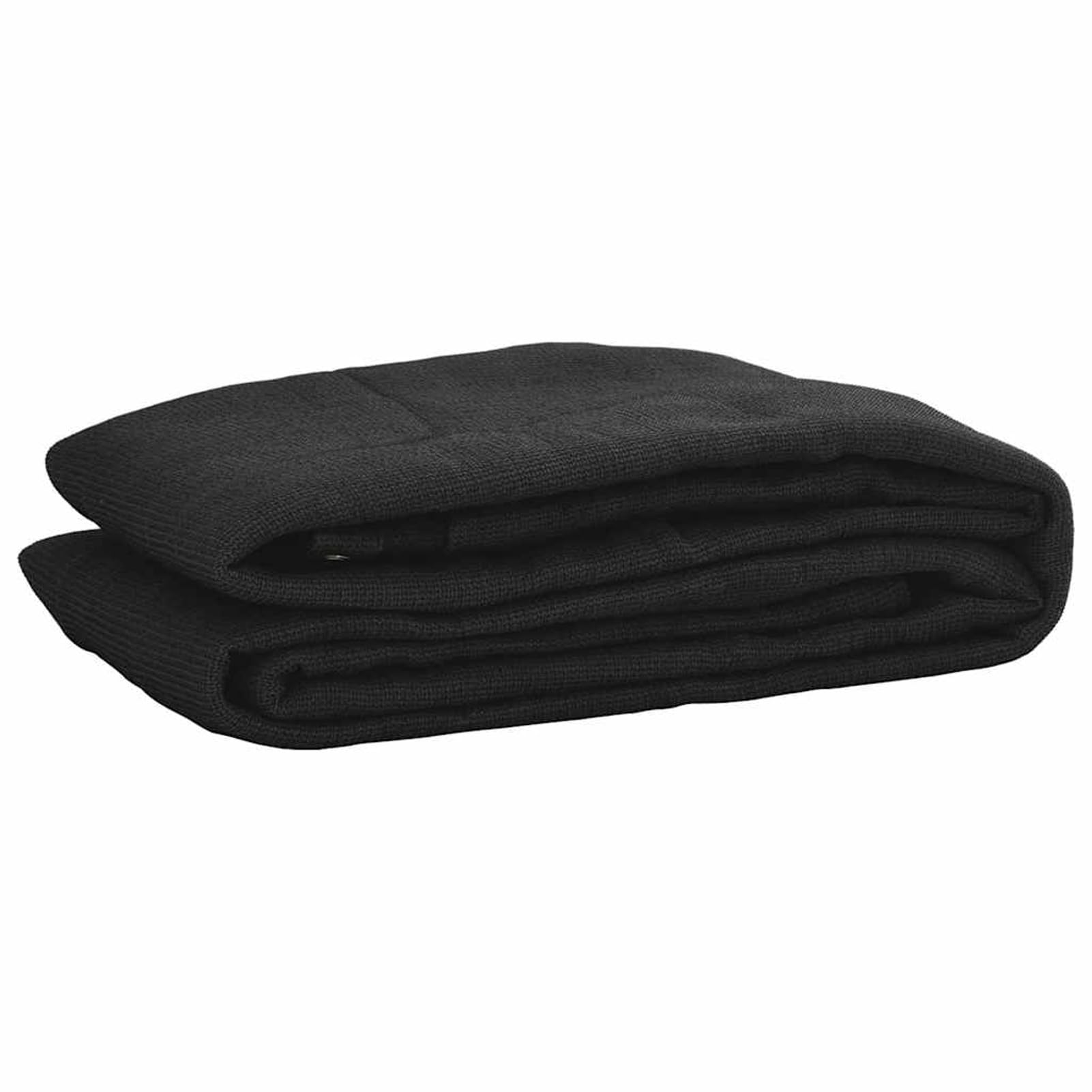 Container-Abdecknetz, LKW-Planen-Netz, 4 x 8 m, Schwarz, HDPE 160 g/m², feinmaschig, mit Messingösen, UV-beständig, für Ladungssicherung im Container 145004