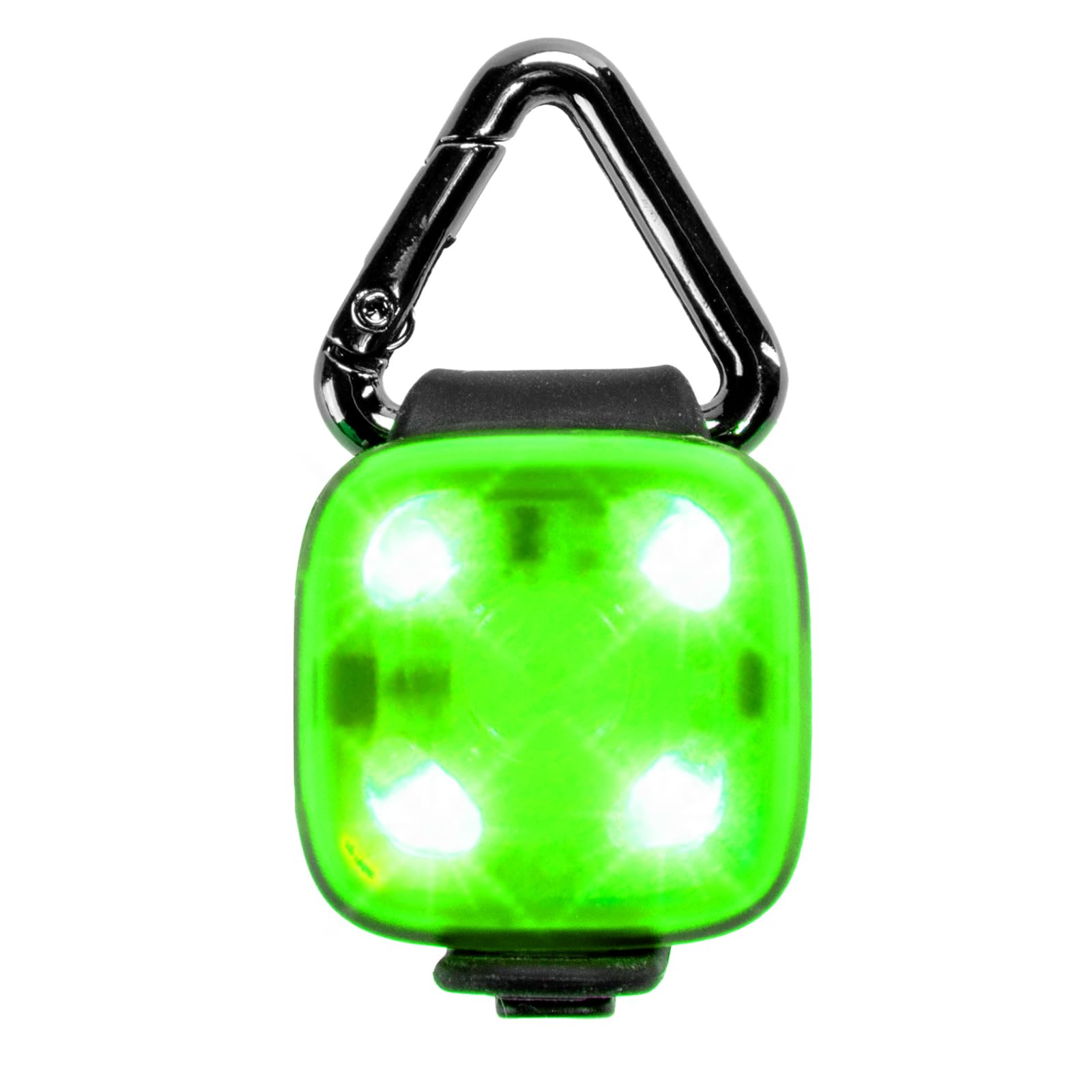 woeita USB Rechargeable LED Dog Safety Light, Waterproof Clip On Dog Light for Night Walking, Running and Camping (Green)