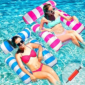 2 Stück CZMAO Wasserhängematte Pool Schwimmsitz