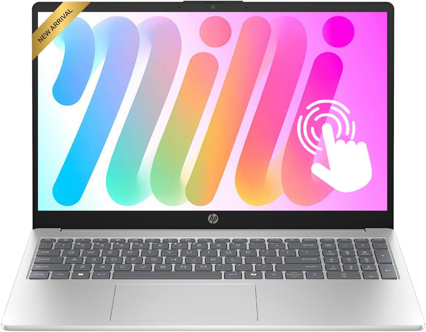 HP Pavilion 15.6" Touchscreen Laptop • 2026 Edition • Intel 6-Core i3 CPU • 32GB RAM • 1TGB PCle SSD • Bluetooth • Webcam • Up to 12 Hours Battery • Windows 11 • Ready for School & Work