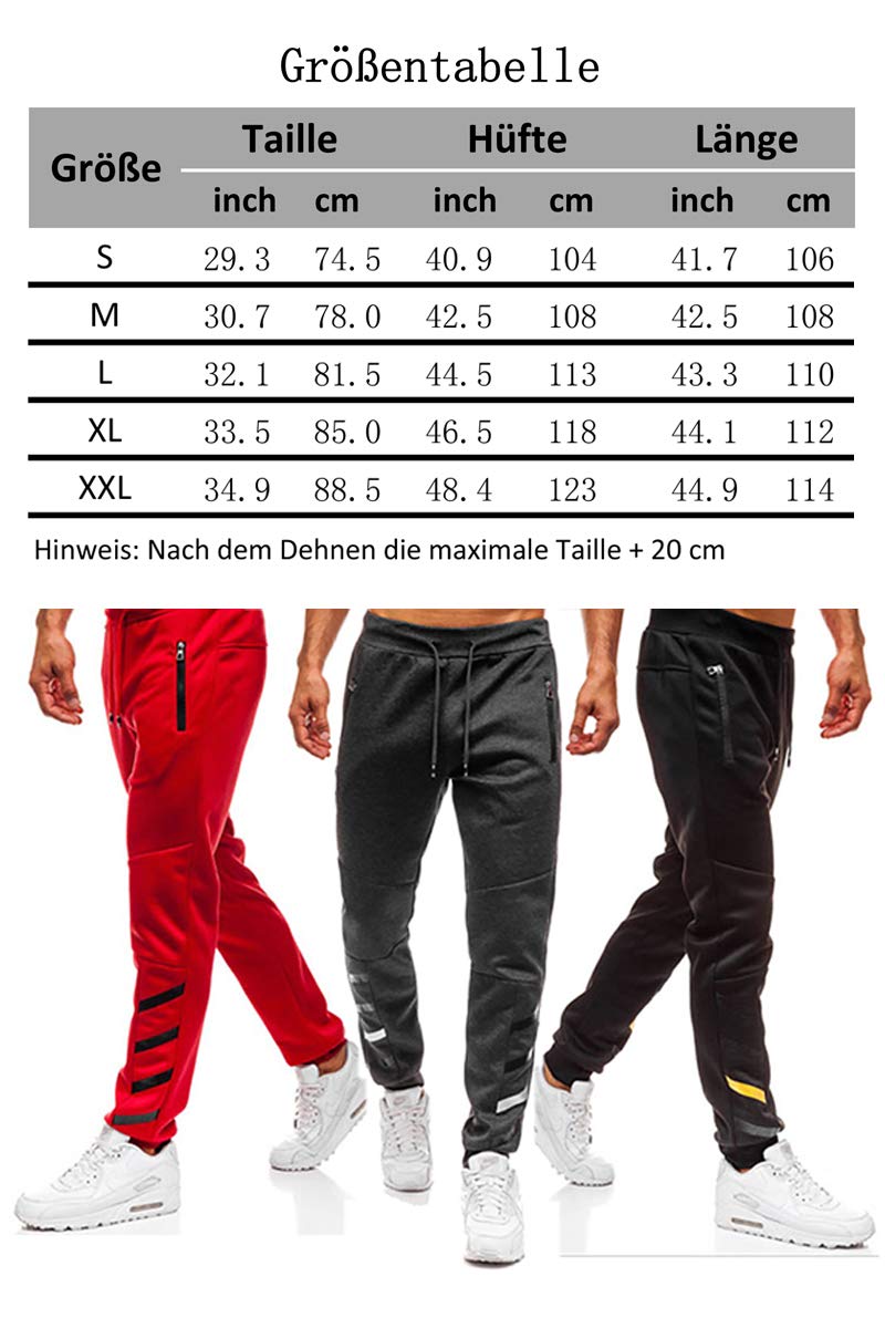 Pantaloni sportivi da uomo, pantaloni da allenamento, pantaloni cargo, pantaloni da jogging, alla moda, per il tempo libero, per la corsa, con strisce strette