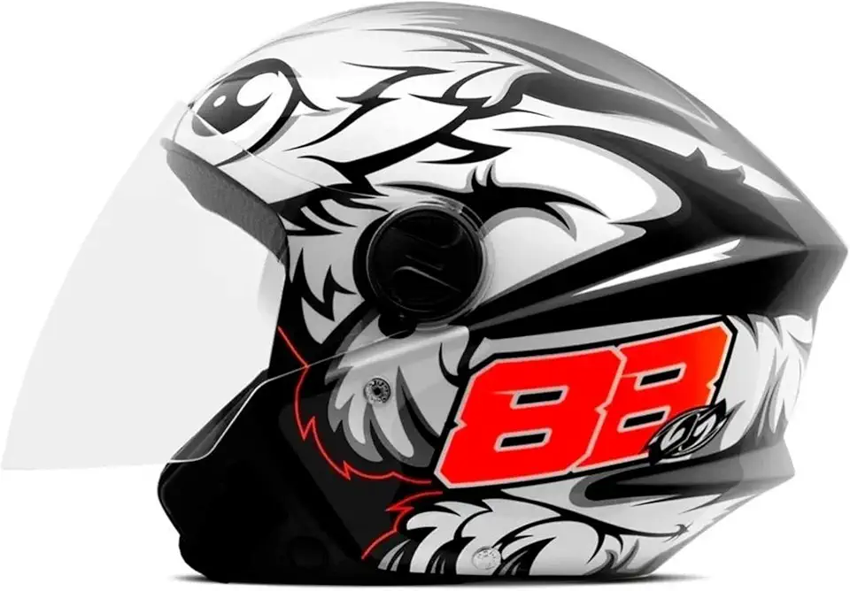 CAPACETE ABERTO PRO TORK NEW LIBERTY 3 GP 88 FOSCO PRETO TAM. 56