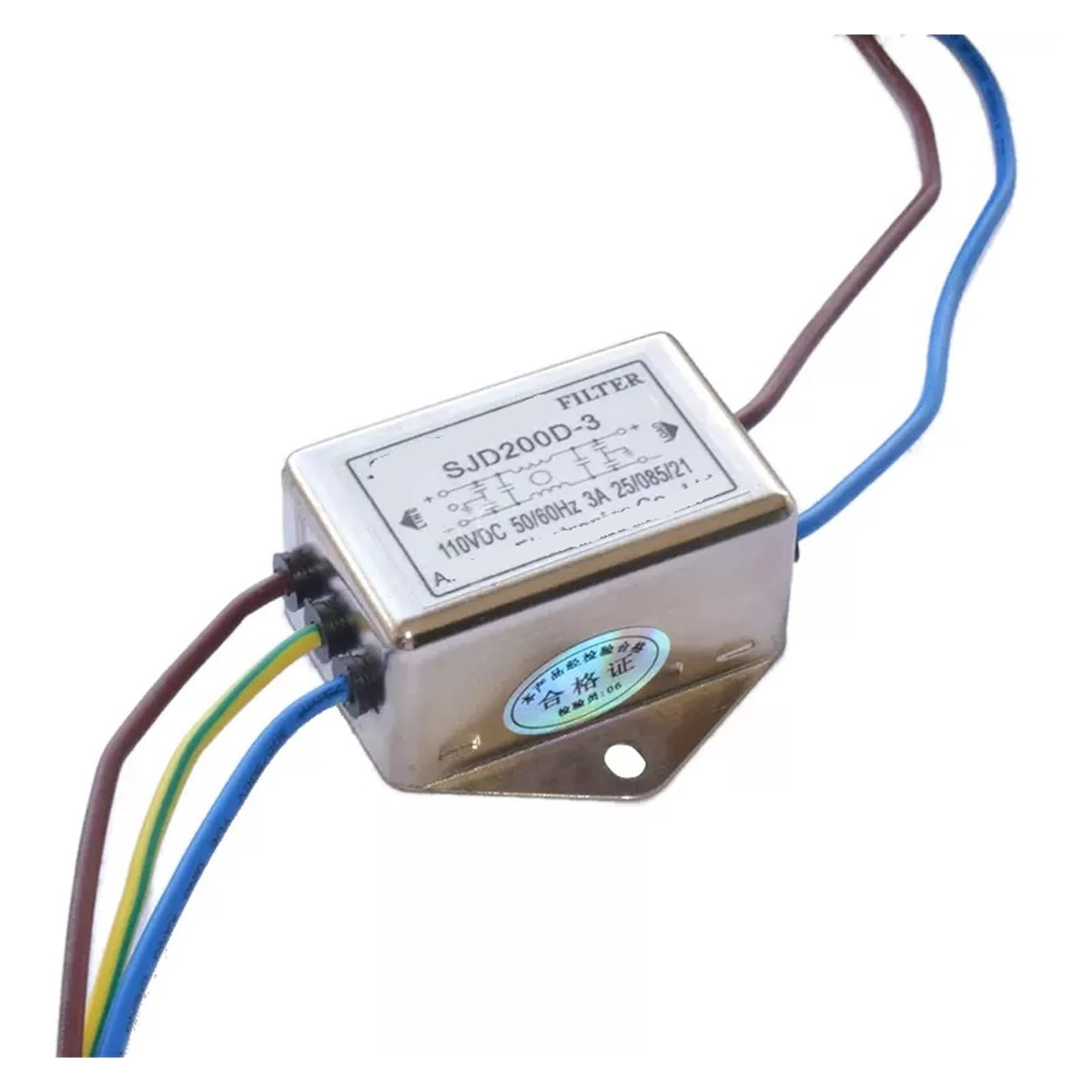 Filtro de alimentacion CC SJD410D para eliminar interferencias y ruidos en sistemas de audio