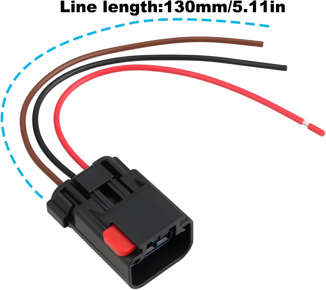 2pcs 3-Pin Car Oil Pressure Sensor Connector Plug 4921517 4358810 Compatible with Cum-mins ISX ISM ISX11.9 ISX15