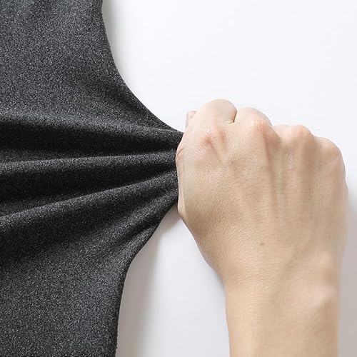 一心为华 Roupa íntima masculina de inverno forrada com lã térmica, camiseta regata com camada de base qu