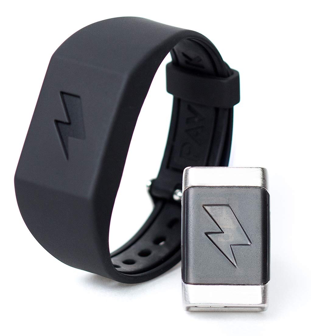 Shock Clock 2 by Pavlok Silent Vibrating/Zapping Alarm Clock for