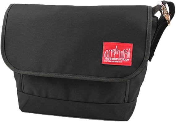 Amazon Co Jp マンハッタンポーテージ Manhattanportage メッセンジャーバッグ 斜めがけ Front Pocket Pvc Vintage Messenger Mサイズ Mp1606vjrfpl Black Mp1606vjrfpl Black シューズ バッグ