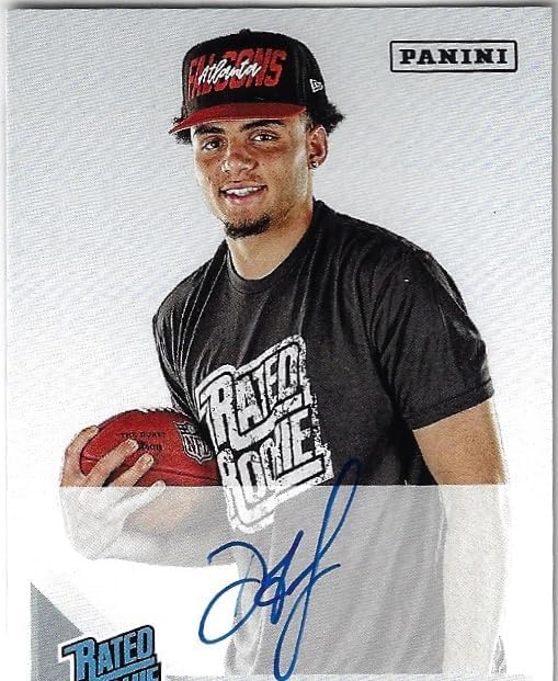 Drake Jackson Autographed Rated Rookie Card Rookie NLPA Premiere Collectible Football Card- 2022 Panini Rookie Premiere Football Card #DL (Falcons)