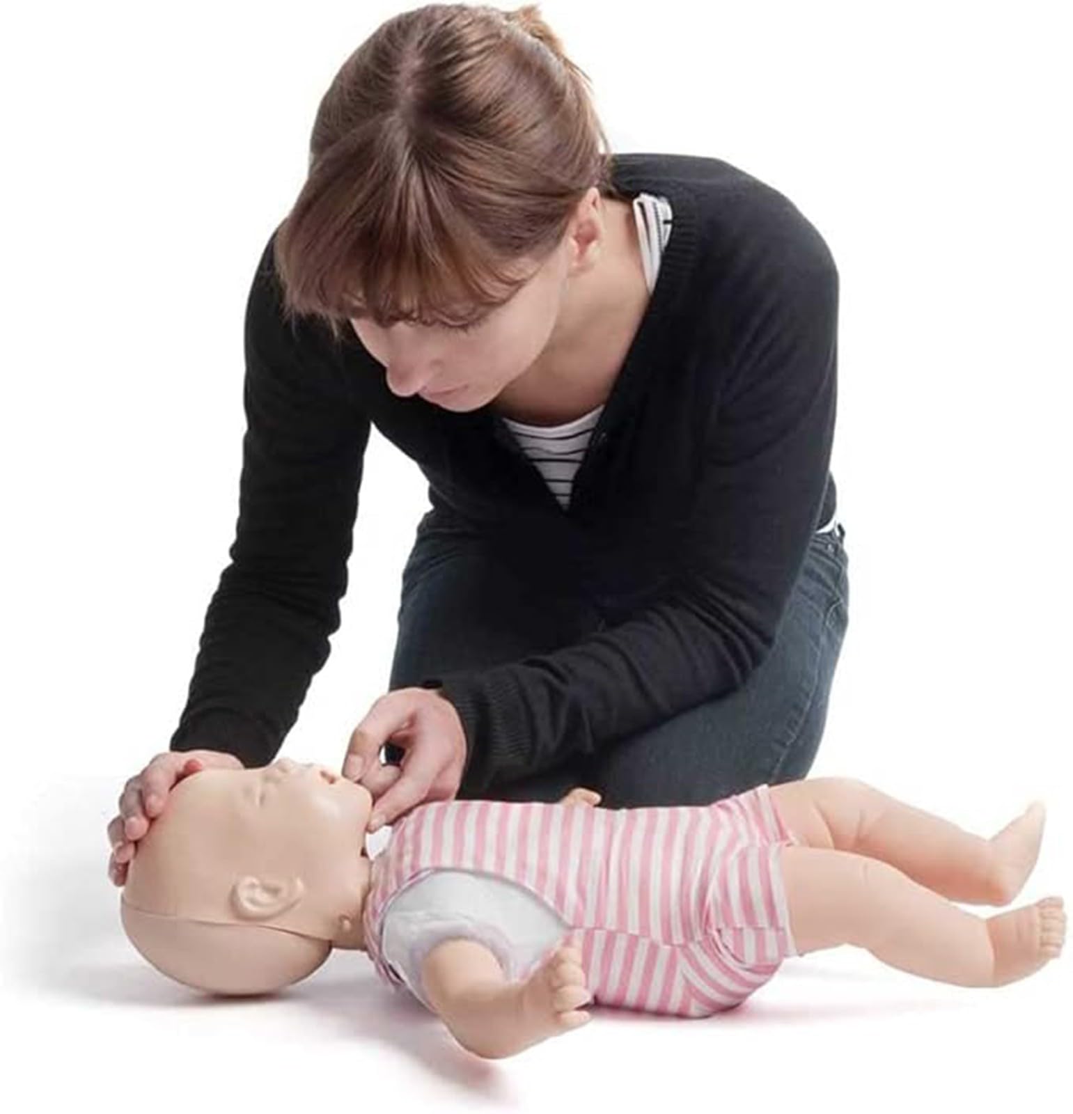 CPR-Puppe für Säuglinge, Erste-Hilfe-Modell für Säuglinge, Simulatormodell für kardiopulmonale Wiederbelebung von Neugeborenen, Lehrmodell A
