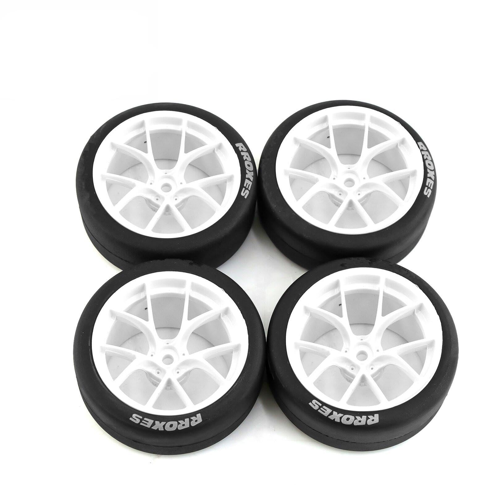 Amazon | 交換用 12mm 六角ホイールおよびタイヤ(4Pcs)タミヤ用 TT01