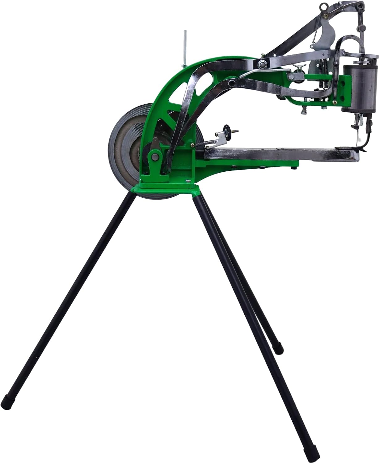 Cobbler Leather Sewing Machine, Manual Leather Shoe Repair Machine, Dual Cotton Nylon Line Sewing Machine with Tripod for Shoes Bags Tents Repairing