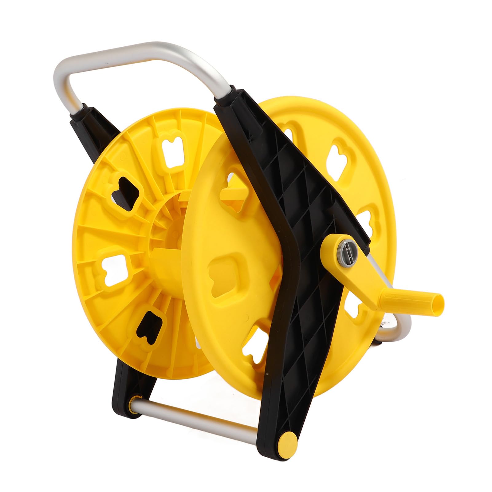 Carrete de manguera de jardín Material portátil Material para jardines Amarillo H 3050S Patios céspedes
