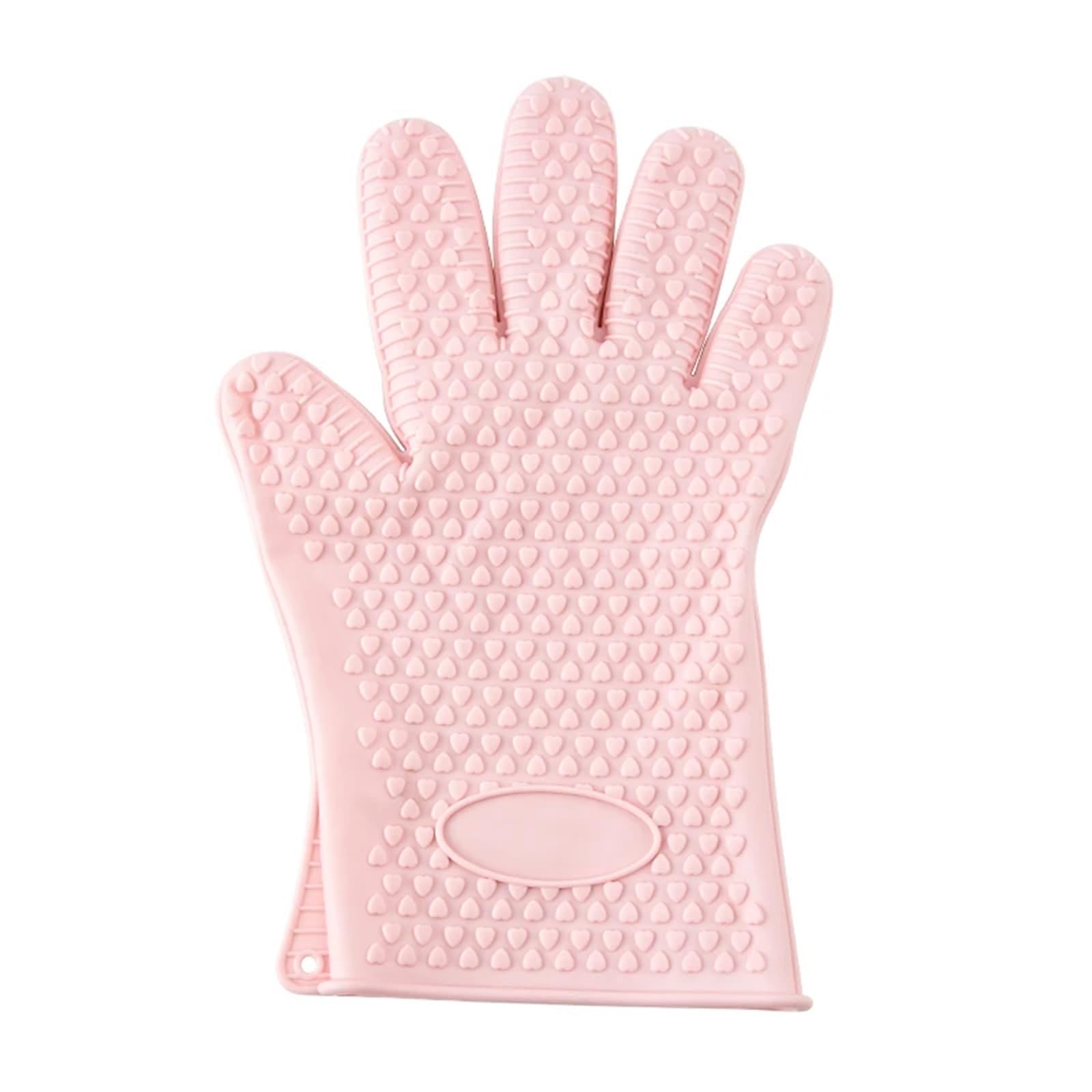 MRKU Baking Mitts Cooking oven gloves Heat Resistant Silicone Non-Slip Anti-Scald Potholder For Microwave Bbq Kitchen for Grilling