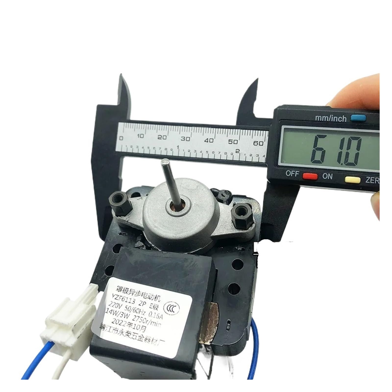 YZF6113 220V 50-60HZ 0.16A 2750RPM Ventola isolata ad alta velocità for condizionatore d'aria frigorifero friggitrice ad aria