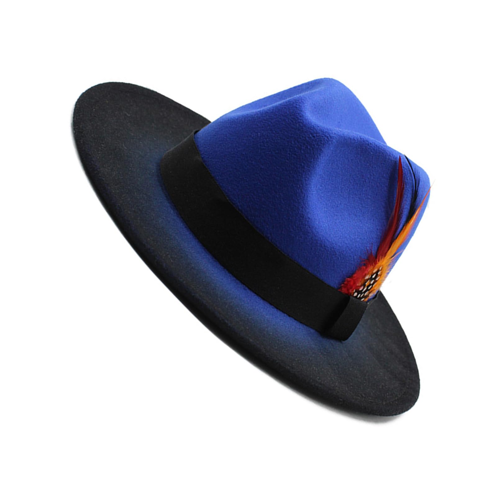 Blue Panama Hat with Dancer Roland-Garros unisex panama - ivory and navy-blue | Roland  main image 4