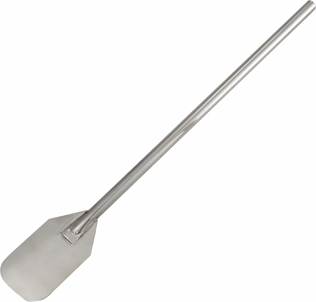 Paleta mezcladora Winco 36"de acero inoxidable | Mango reforzado y resistente, bordes contorneados
