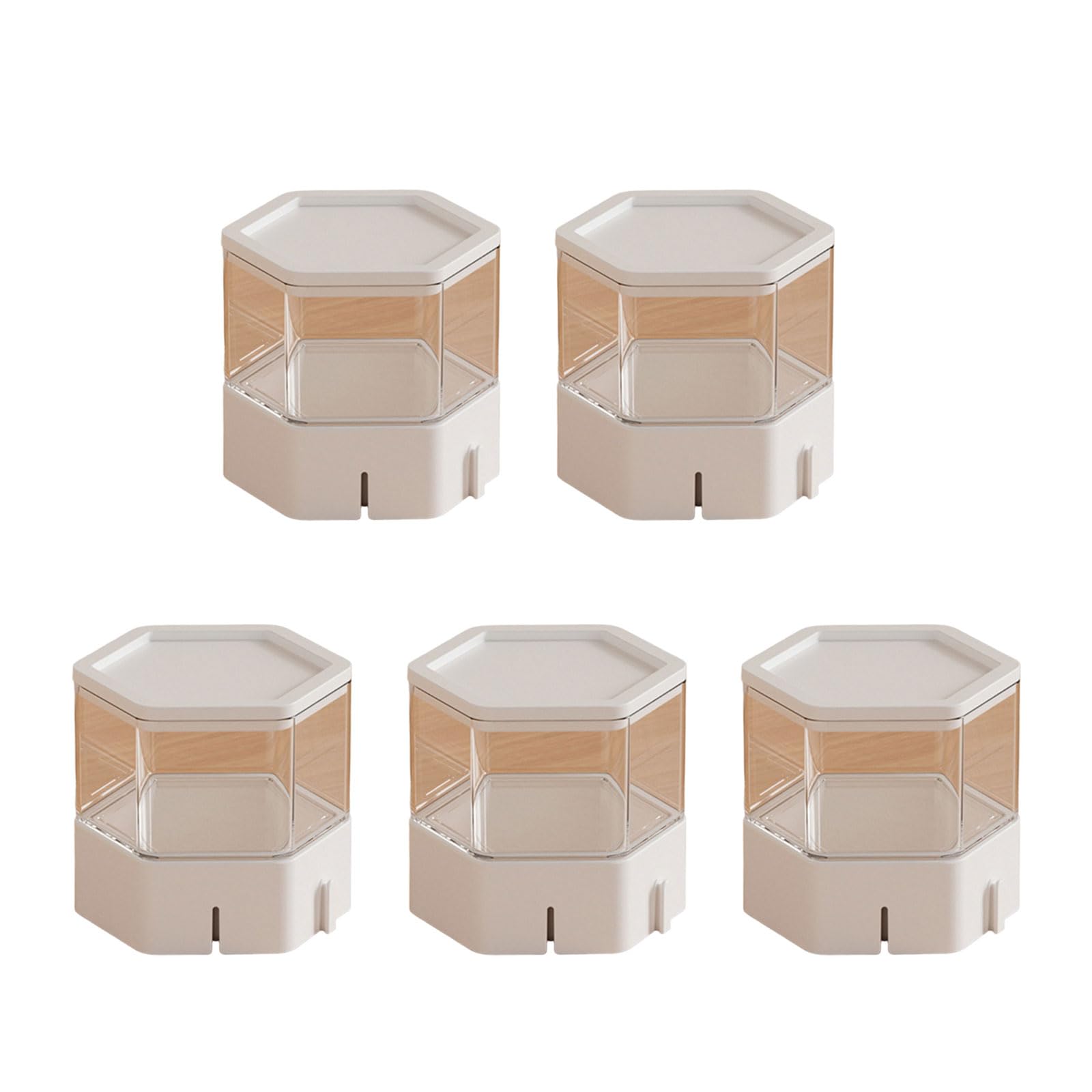 Mllepjdh 5Pcs Dolls Storage and Presentation Shelf Clear View Figures Stand Toy Collector Rack Minifigure Display Case Collectible Storage Organizers