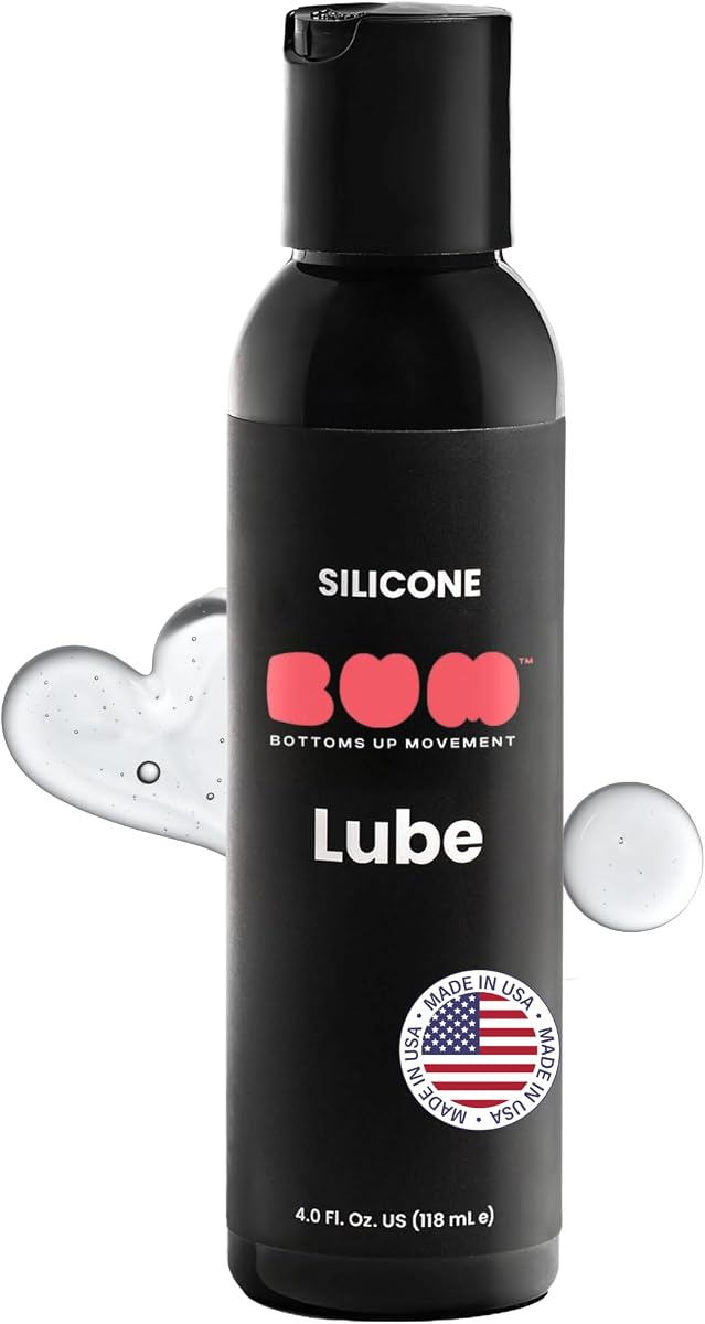 Bum Silicone Based Lube for Long Lasting Intimate Care – Smooth Waterproof Personal Lubricant with Premium Formula – Effortless Glide, Extended Comfort & Seamless Performance, (4oz)