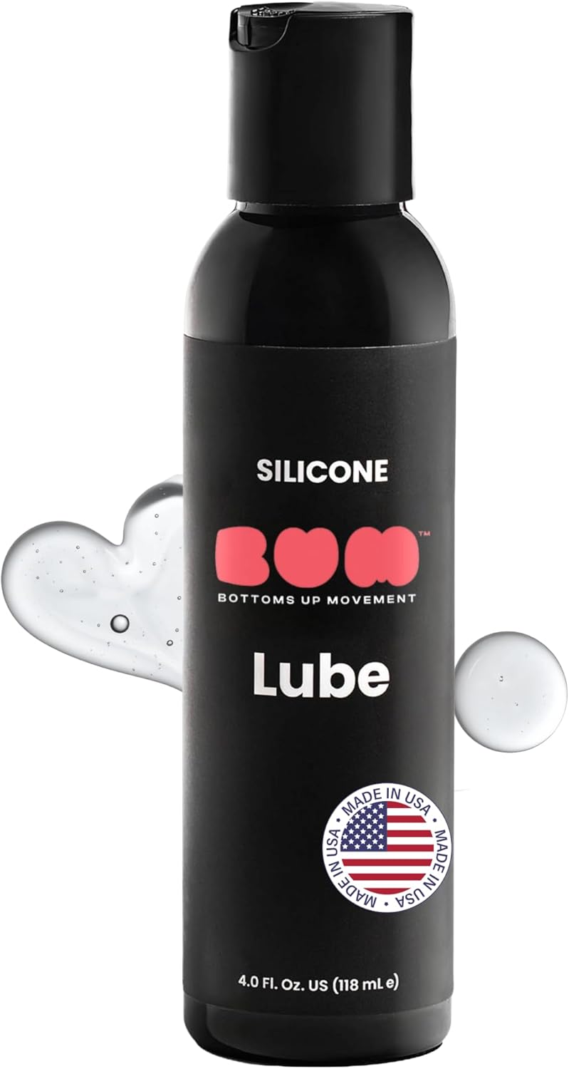 Bum Silicone Based Lube for Long Lasting Intimate Care – Smooth Waterproof Personal Lubricant with Premium Formula – Effortless Glide, Extended Comfort & Seamless Performance, (4oz)