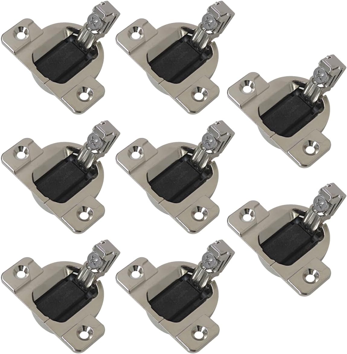 Replacement for Blum 110 Cabinet Hinges, Hinge Back Model 30.310-11.02, for Blum 110 Degrees Screw On Compact 33 Hinge for Cabinet Doors, Without Mounting Plate and Screws (8 Pack)