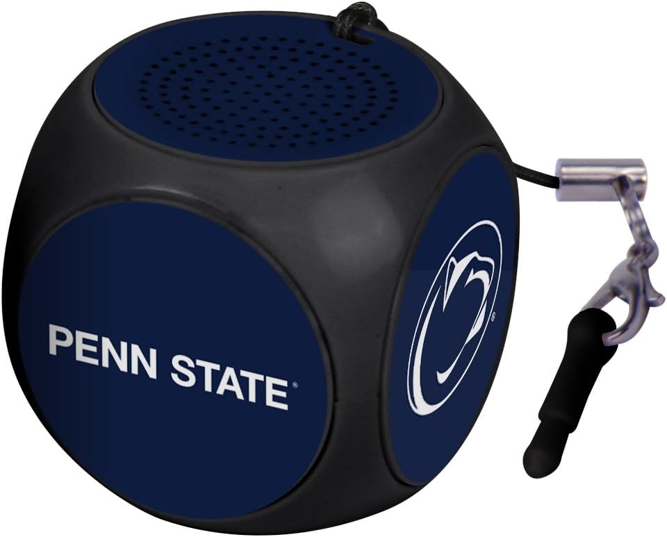 Penn State Nittany Lions MX-100 Cubio Mini Bluetooth Speaker Plus Selfie Remote - Black