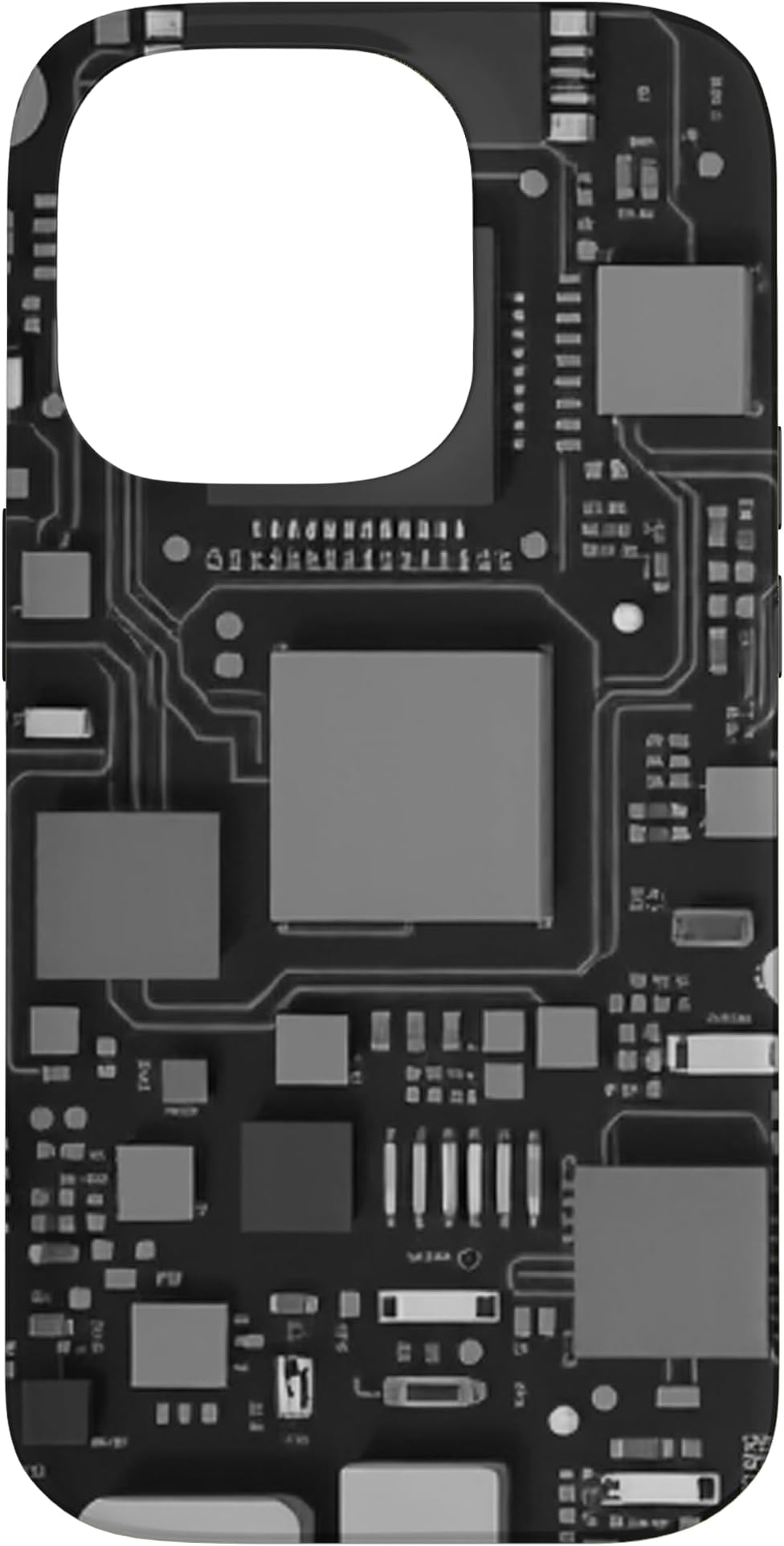 Vintage Motherboard Design with Electronic Circuits Case for iPhone 14 Pro