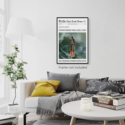 Miniatura 5 de xbsifyiooa Lienzo vintage de surf costero, arte de pared, retro, playero, estético, poste, verano, playa, surf, impresión vintage, cubierta de