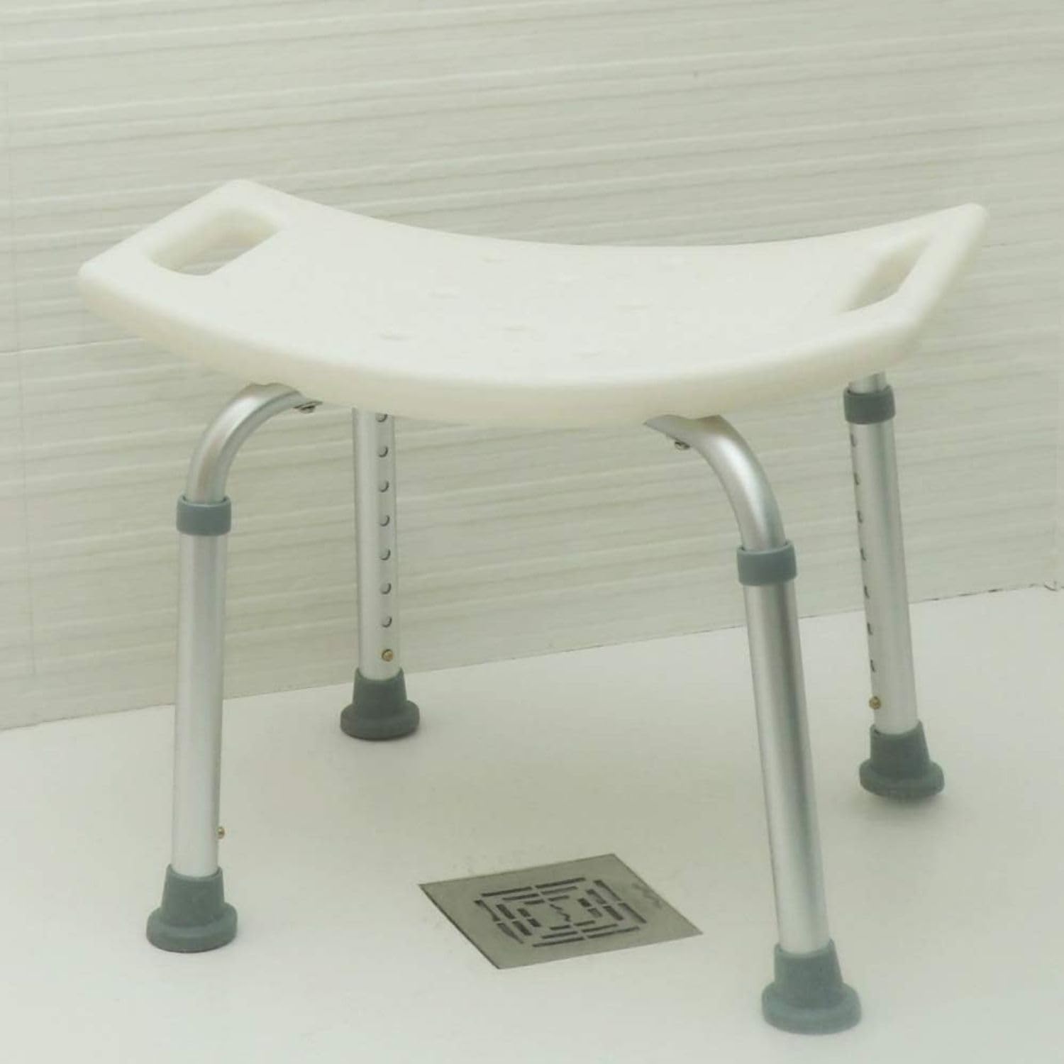 Tabouret de Douche Antidérapant OrtoPrime - Siège de Bain Réglable pour Adultes et Enfants