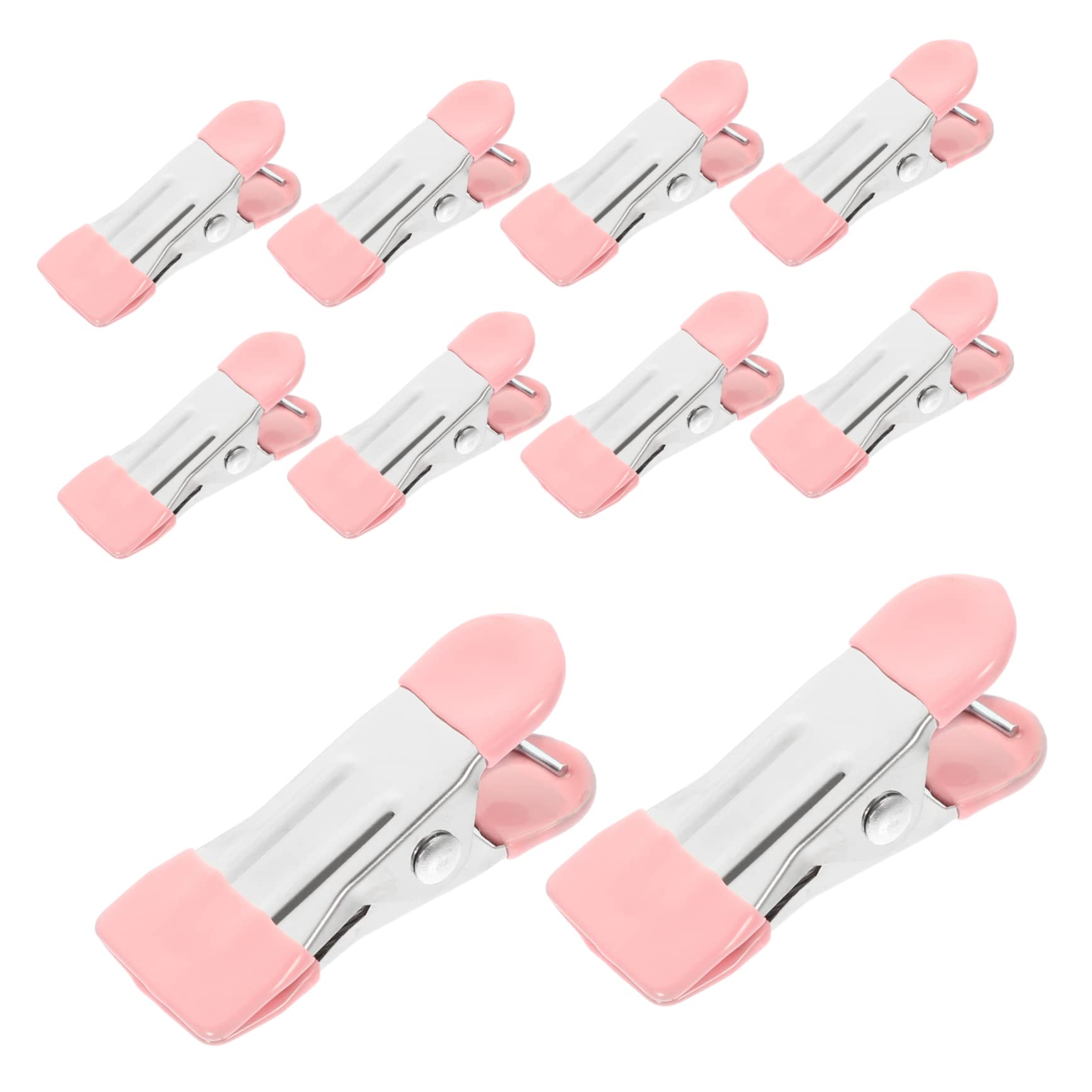 Cabilock 4 Sets Vielseitige Lebensmittelklammern Clip Haken Zum Aufhängen Für Wäsche Stabile Taschenklammern Für Chips Handtuchklammern 10 Stück * 4