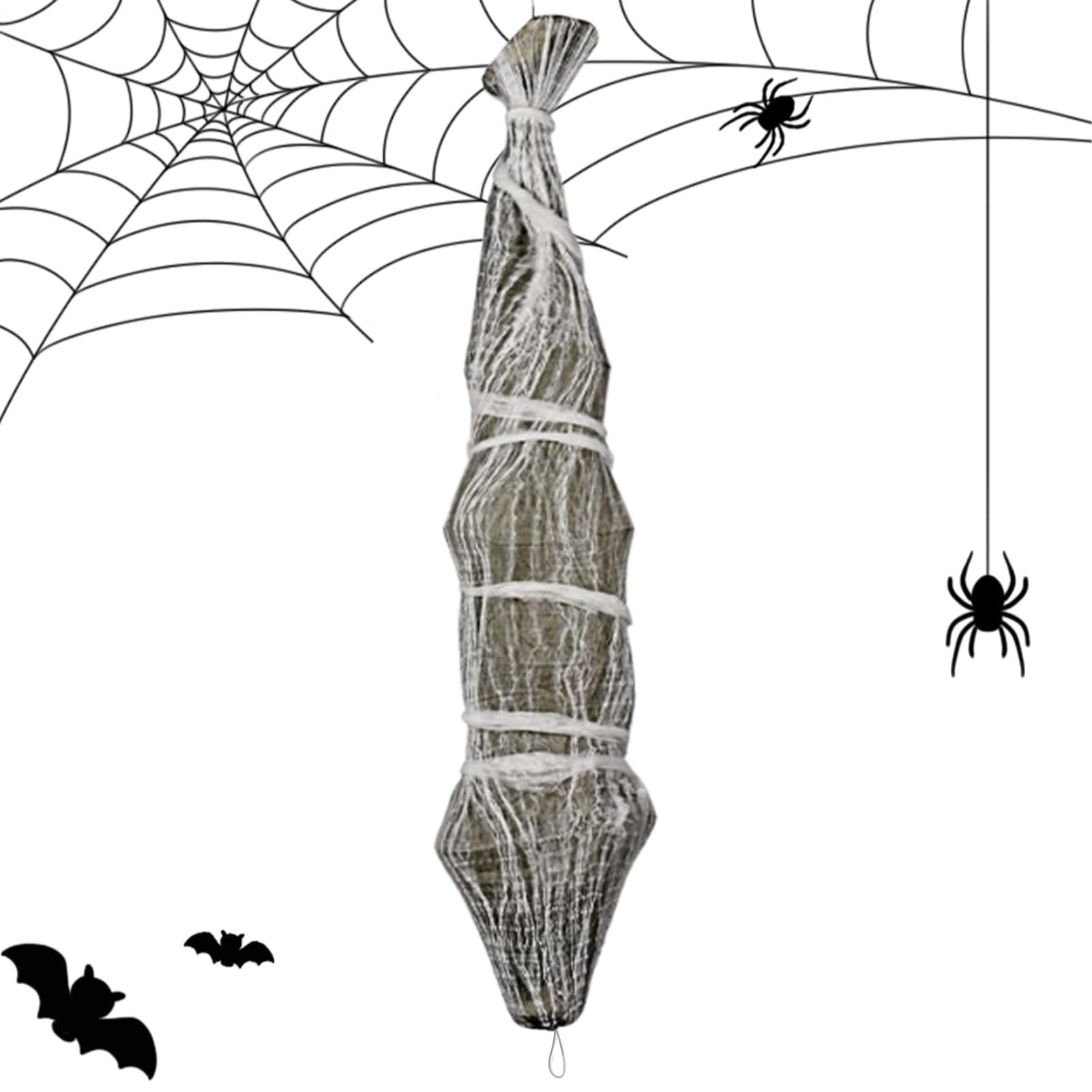 Décoration Halloween cadavre suspendu pour porche et jardin hanté